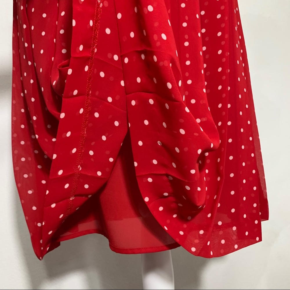 Nine & Co 90s VTG Pleated Rockabilly Skirt Sz 6 - Picture 3 of 12